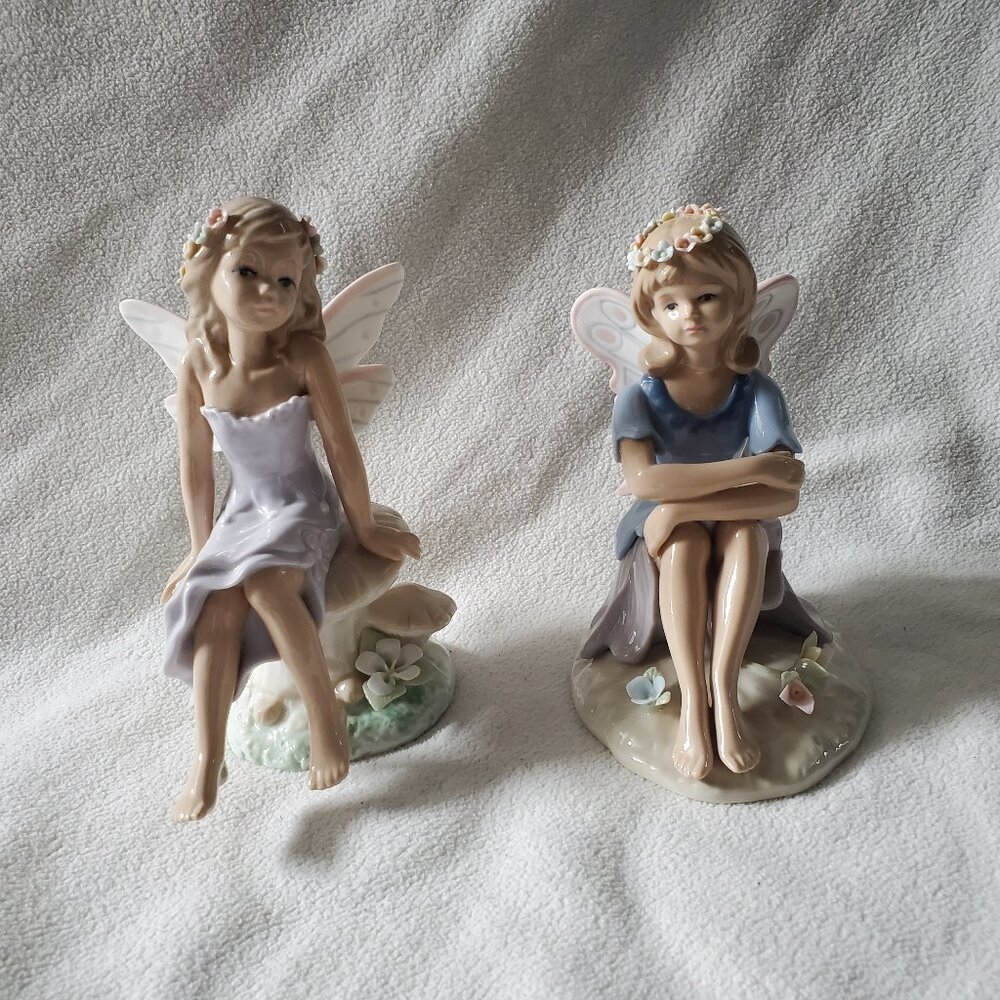 Bundle of 2, Classic Treasures Child Fairy Sculptures